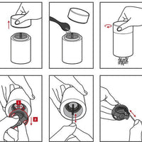 Peugeot - Naka 4" Natural Wooden Flax Seed/Nutmeg Mill (11 cm) - 37567