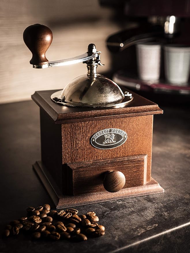 Peugeot - Nostalgie 8" Wood Brown Coffee Mill (21 Cm) - 841-1