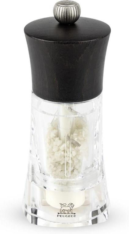 Peugeot - Oleron 5" Chocolate Wood & Acrylic Wet Salt Mill - 2993700