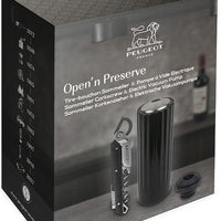 Peugeot - Open'n Preserve Electric Vacuum Pump for Wine and Clavelin Sommelier’s Corkscrew Gift Set - 210922