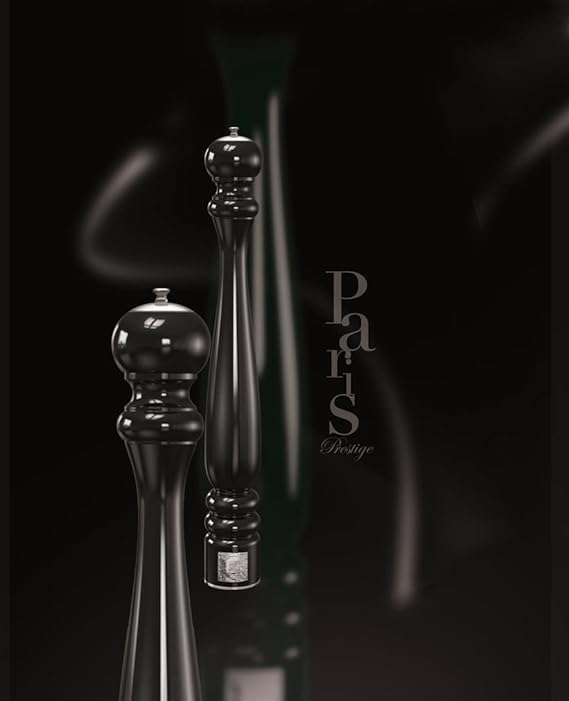 Peugeot - Paris 43" Classic Black Lacquer Wood Pepper Mill - 30582