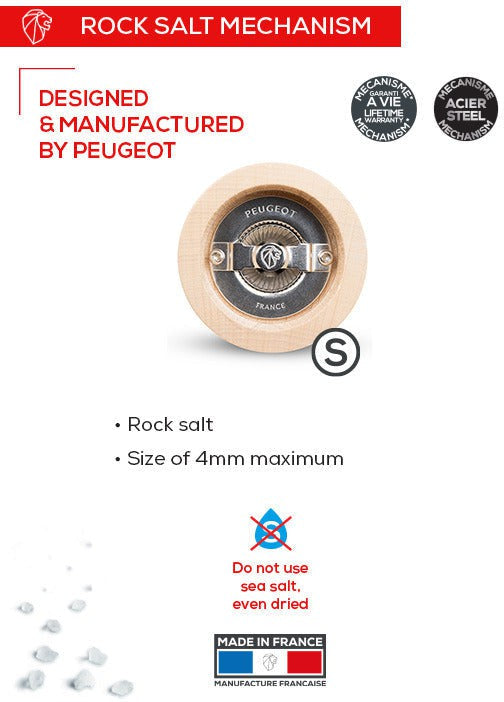 Peugeot - Paris 9" Classic Chocolate Wood Salt Mill - 870422/SME/1