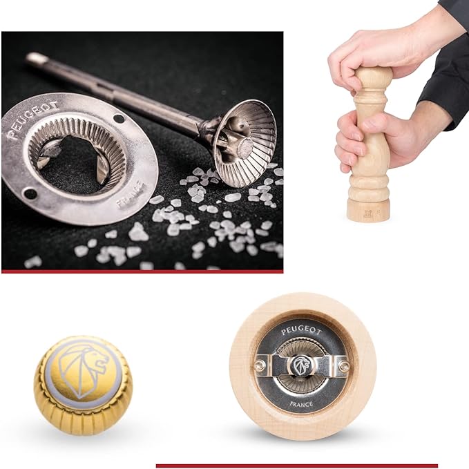 Peugeot - Paris 9" Classic Natural Wood Salt Mill - 0870422/SME