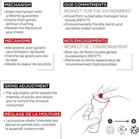 Peugeot - Paris 9" Classic Natural Wood Salt Mill - 0870422/SME