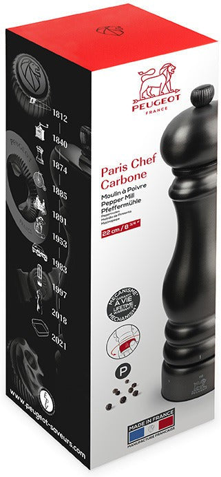 Peugeot - Paris Chef U'Select 9" Carbone Pepper Mill - 39844