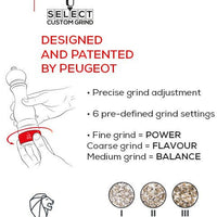 Peugeot - Paris Chef U'Select 9" Carbone Pepper Mill - 39844