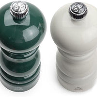 Peugeot - Paris Duo U'Select 8" Forest Green + Ivory Pepper and Salt Mills with Tray Gift Set - 44916