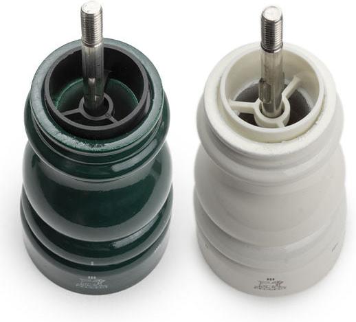 Peugeot - Paris Duo U'Select 8" Forest Green + Ivory Pepper and Salt Mills with Tray Gift Set - 44916