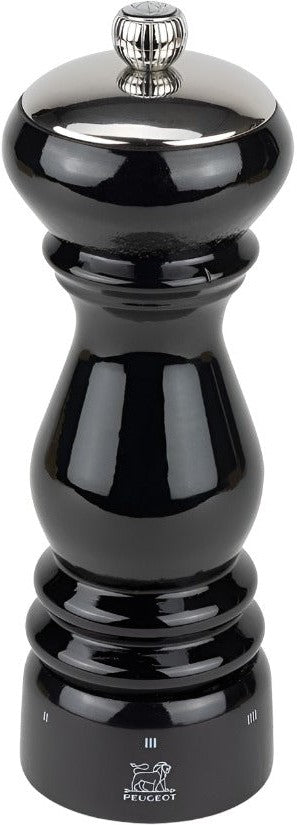 Peugeot - Paris Icone U'Select 7" Wood Lacquer Black Pepper Mill (18 cm) - 37468