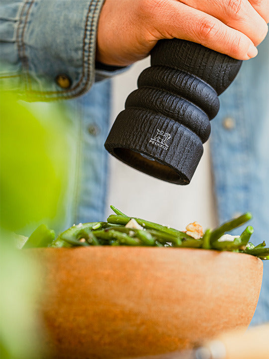 Peugeot - Paris Nature 16" Black Manual Upcycled Wooden Pepper Mill - 41465