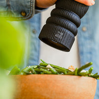 Peugeot - Paris Nature 16" Black Manual Upcycled Wooden Pepper Mill - 41465