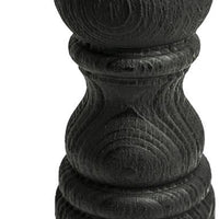 Peugeot - Paris Nature 5" Black Manual Upcycled Wooden Pepper Mill - 41380
