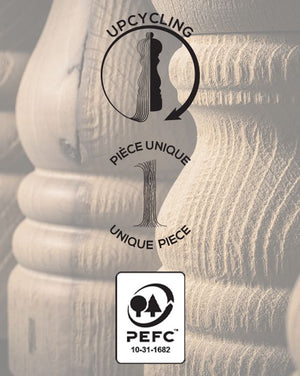 Peugeot - Paris Nature 5" Black Manual Upcycled Wooden Salt Mill (12 Cm) - 41397
