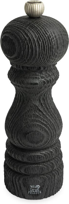 Peugeot - Paris Nature 7" Black Manual Upcycled Wooden Pepper Mill - 41403