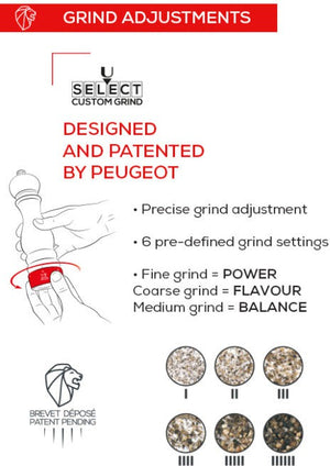 Peugeot - Paris U'Select 6" Wood Natural Peppr Mill (15 cm) - 44367