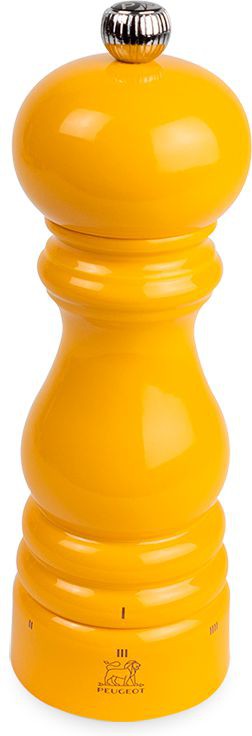Peugeot - Paris U'Select 7" Saffron Yellow Wood Pepper Mill - 43551