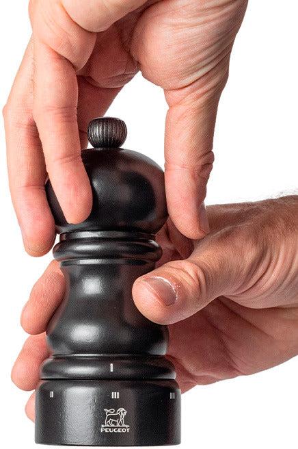 Peugeot - Paris U'Select Zirlion 5" Satin Black Wood Salt Mill - 4189200 - DISCONTINUED