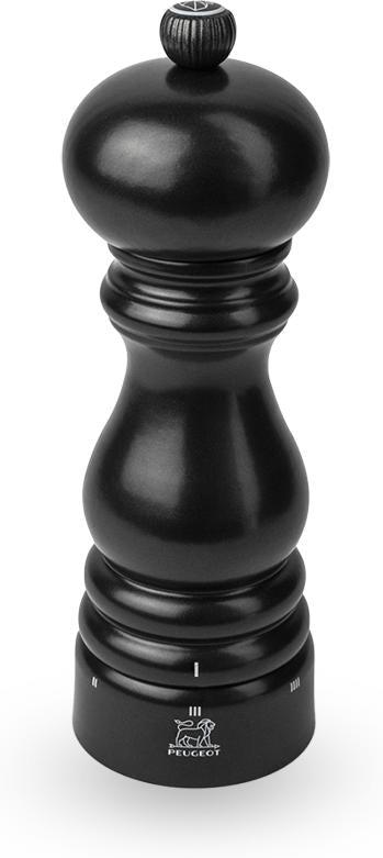 Peugeot - Paris U'Select Zirlion 7" Satin Black Wood Salt Mill - 4191500 - DISCONTINUED