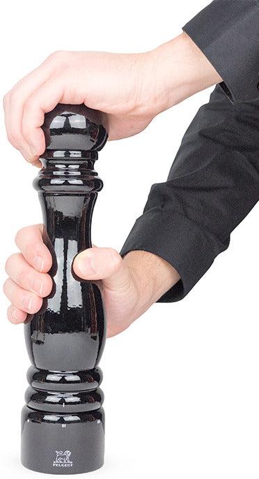 Peugeot - Paris U'Select Zirlion 12" Black Lacquer Wood Salt Mill - 2377500