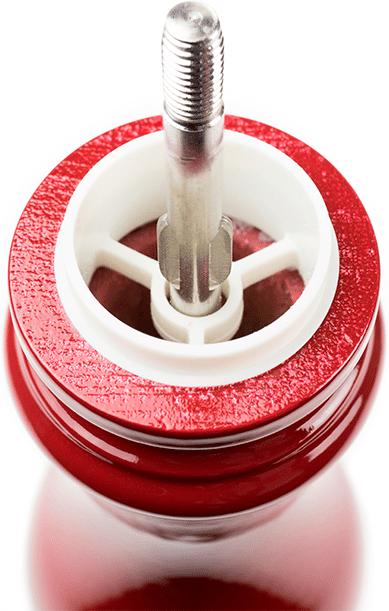 Peugeot - Paris U'Select Zirlion 5" Passion Red Wood Salt Mill - 4120500
