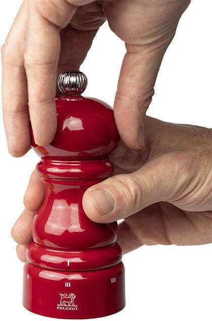 Peugeot - Paris U'Select Zirlion 5" Passion Red Wood Salt Mill - 4120500