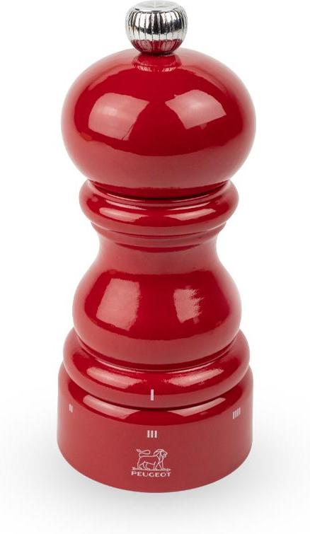Peugeot - Paris U'Select Zirlion 5" Passion Red Wood Salt Mill - 4120500