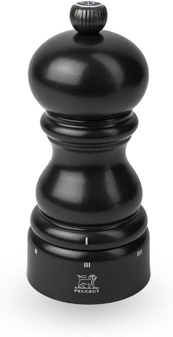 Peugeot - Paris U'Select Zirlion 5" Satin Black Wood Salt Mill - 4189200