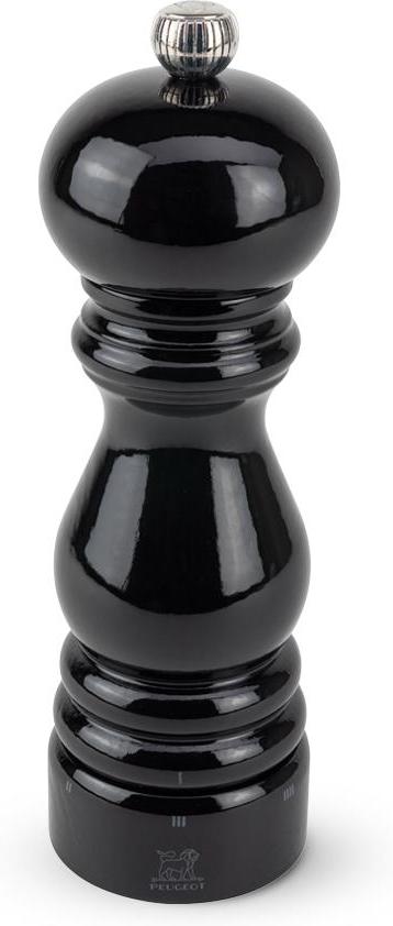 Peugeot - Paris U'Select Zirlion 7" Black Lacquer Wood Salt Mill - 2371300