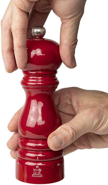 Peugeot - Paris U'Select Zirlion 7" Passion Red Wood Salt Mill - 4122900