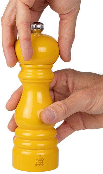 Peugeot - Paris U'Select Zirlion 7" Saffron Yellow Wood Salt Mill - 4356800