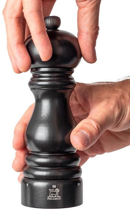 Peugeot - Paris U'Select Zirlion 7" Satin Black Wood Salt Mill - 4191500