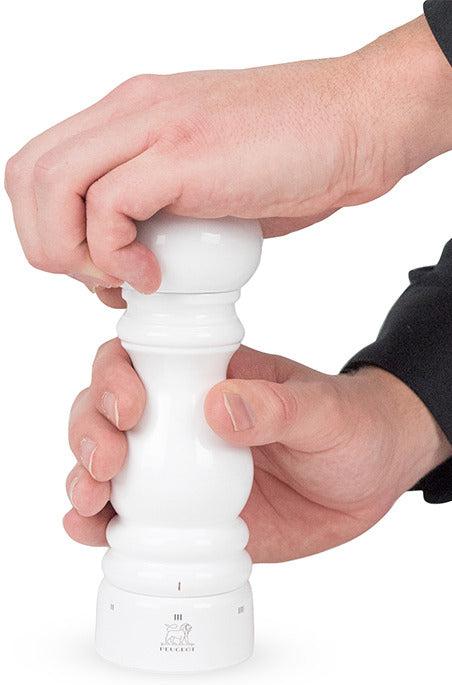 Peugeot - Paris U'Select Zirlion 7" White Lacquer Wood Salt Mill - 2781000