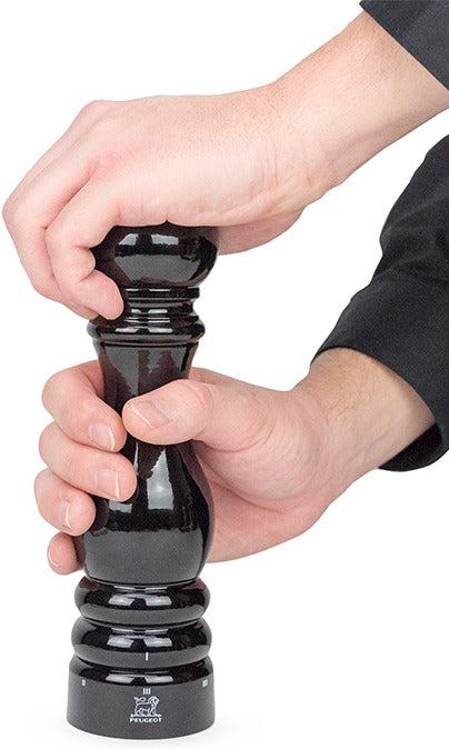 Peugeot - Paris U'Select Zirlion 9" Black Lacquer Wood Salt Mill - 2373700