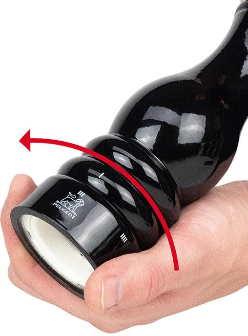 Peugeot - Paris U'Select Zirlion 9" Black Lacquer Wood Salt Mill - 2373700