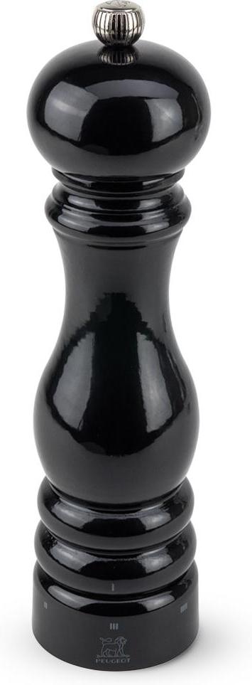 Peugeot - Paris U'Select Zirlion 9" Black Lacquer Wood Salt Mill - 2373700