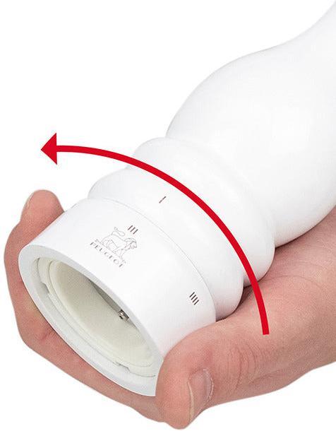 Peugeot - Paris U'Select Zirlion 9" White Lacquer Wood Salt Mill - 2783400