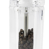Peugeot - Pontarlier 6" Acrylic 2-in-1 Combination Manual Pepper Mill And Salt Cellar (15cm) - 860501