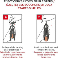 Peugeot - Salma 7.4" Black Corkscrew with Foil-Cutter (19 cm) - 200244