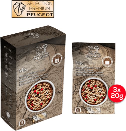Peugeot - Spices 3 x 20 g Sachets of a Pepper Blend for Fish - 42714