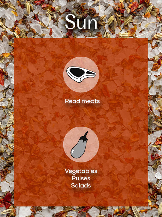 Peugeot - Sun Salt Blend 135g, Pack of 3 x 45g Sachets - 46927