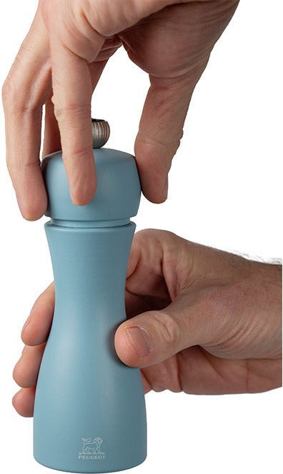 Peugeot - Tahiti 6" Wood Blue Tones Salt and Pepper Mills, Pack of 2 (15 cm) - 2/42967