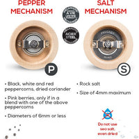 Peugeot - Tahiti 6" Wood Earth Brown Tones Salt and Pepper Mills, Pack of 2 (15 cm) - 2/42981