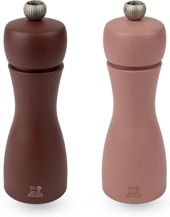 Peugeot - Tahiti 6" Wood Earth Brown Tones Salt and Pepper Mills, Pack of 2 (15 cm) - 2/42981