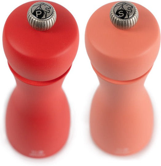 Peugeot - Tahiti 6" Wood Fire, Red Tones Salt and Pepper Mills, Pack of 2 (15 cm) - 2/42974