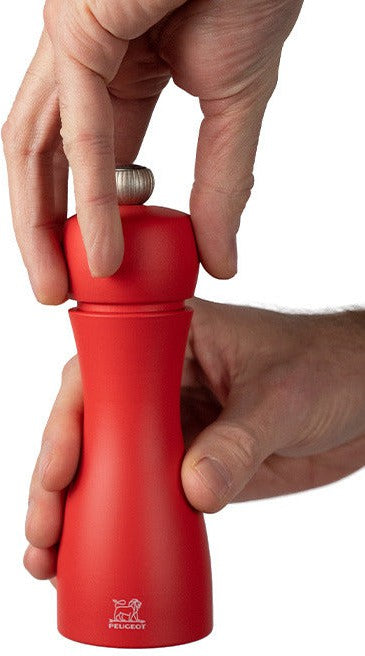 Peugeot - Tahiti 6" Wood Fire, Red Tones Salt and Pepper Mills, Pack of 2 (15 cm) - 2/42974