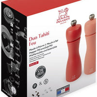 Peugeot - Tahiti 6" Wood Fire, Red Tones Salt and Pepper Mills, Pack of 2 (15 cm) - 2/42974