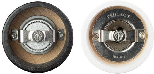 Peugeot - Tahiti 6" Wood Matte Black, White Tones Salt and Pepper Mills, Pack of 2 (15 cm) - 2/24260