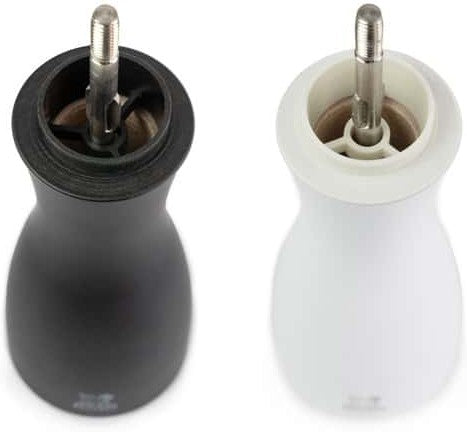 Peugeot - Tahiti 6" Wood Matte Black, White Tones Salt and Pepper Mills, Pack of 2 (15 cm) - 2/24260