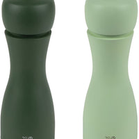 Peugeot - Tahiti 6" Wood Moss Green & Mint Green Tones Salt and Pepper Mills, Pack of 2 (15 cm) - 2/42950