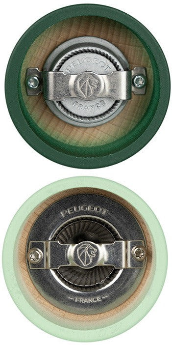 Peugeot - Tahiti 6" Wood Moss Green & Mint Green Tones Salt and Pepper Mills, Pack of 2 (15 cm) - 2/42950